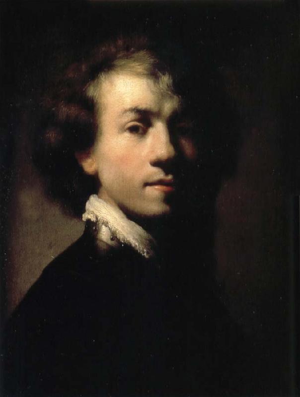 REMBRANDT Harmenszoon van Rijn Self-Portrait with Gorget oil painting image